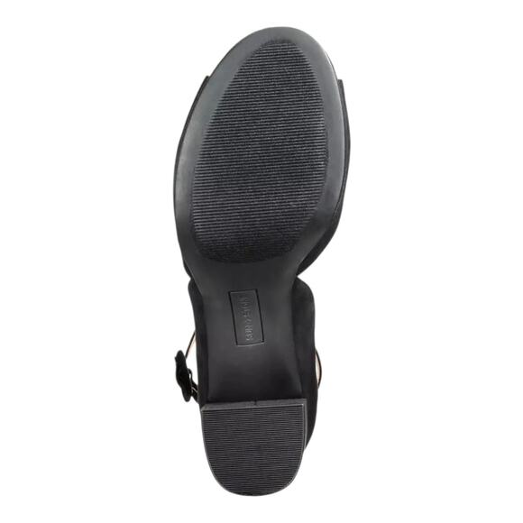 Sun + Stone Women’s Reemaa Peep Toe Heel Platform Sandals Black Size 7 1/2 - Picture 4 of 4